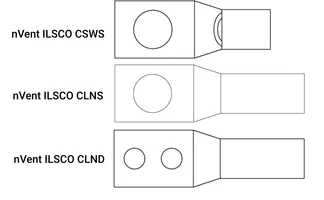 ILSCO SureCrimp Lugs Drawing