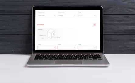 Cooling Selection Tool Mockup