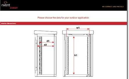 Outdoor Electronics Cabinet Configurator