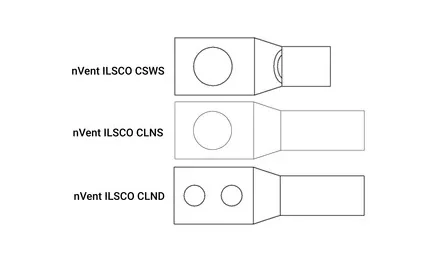 nVent ILSCO Lugs and Accessories for Rail