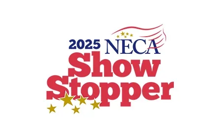 2025 NECA Showstopper Award Card