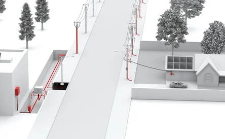 Secondary Power Distribution Rendering