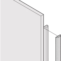 Front Panel EMC Textile Shielding Kit, -40… +70°C, 3 U; 10 pieces