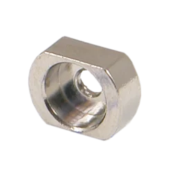 Sleeves for M2.5, Brass Nickel Plated; 100 pieces