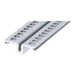 Horizontal Rail Rear, Type AB for Rear I/O Board Guides, 42 HP