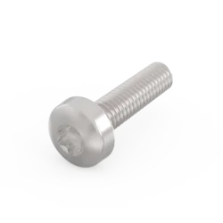 Tornillo Panhead, Torx, acero niquelado, M2,5 x 10 mm, 100 Piezas