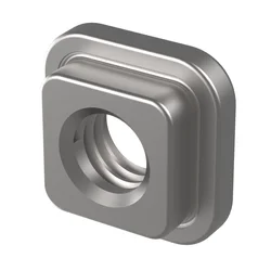 Assembly Parts for Rugged Components, Nut, Square, M4