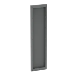 Universal Free-Stand Formed End Plate, 90.13x18.11x2.50, Gray, Steel