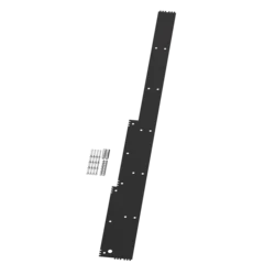 Universal Free-Stand Baying Gasket Kit, 90.13x18.11x0.13, Black, Rubber