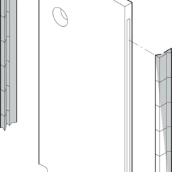 Front Panel EMC Stainless Steel Shielding Kit, 3 U; 10 pieces
