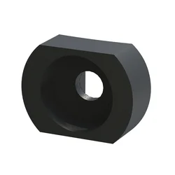 Sleeves for M2.5, Brass, Black; 100 pieces