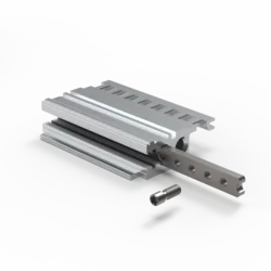 Horizontal Rails Threaded Insert, M2.5, 84 HP