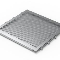 EuropacPRO Cover Plate for Bolting to Side Panel, 42 HP, 235 mm