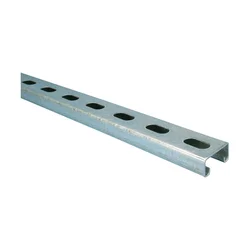 Montageschiene Typ C, mit Langloch