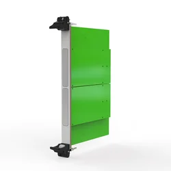Plug-In Unit Kit for PMC With IEL Handle black, U-shaped Front Panel Shielded (Textile), 6 U, 4 HP