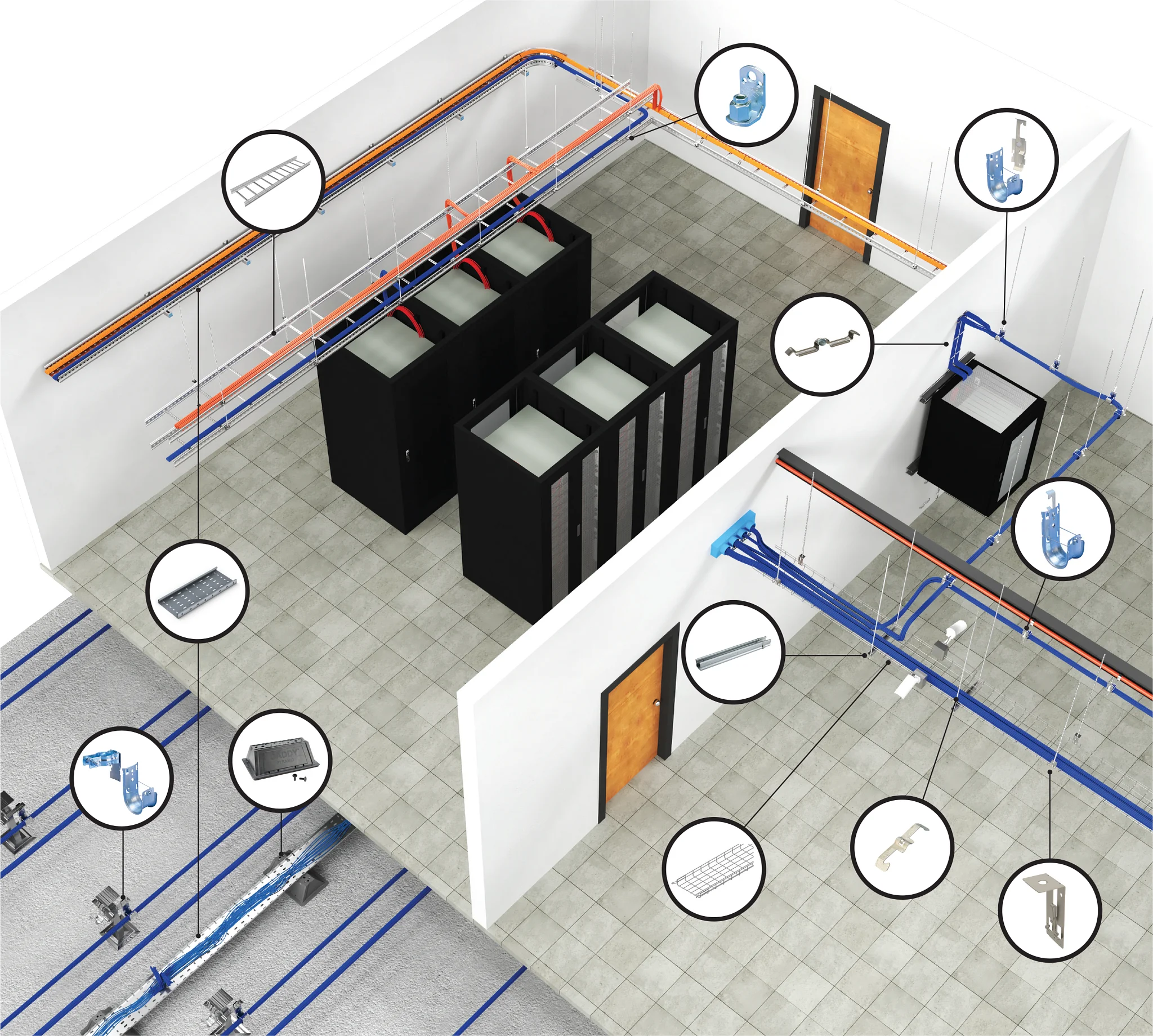 Datacom and Cable Management Graphic
