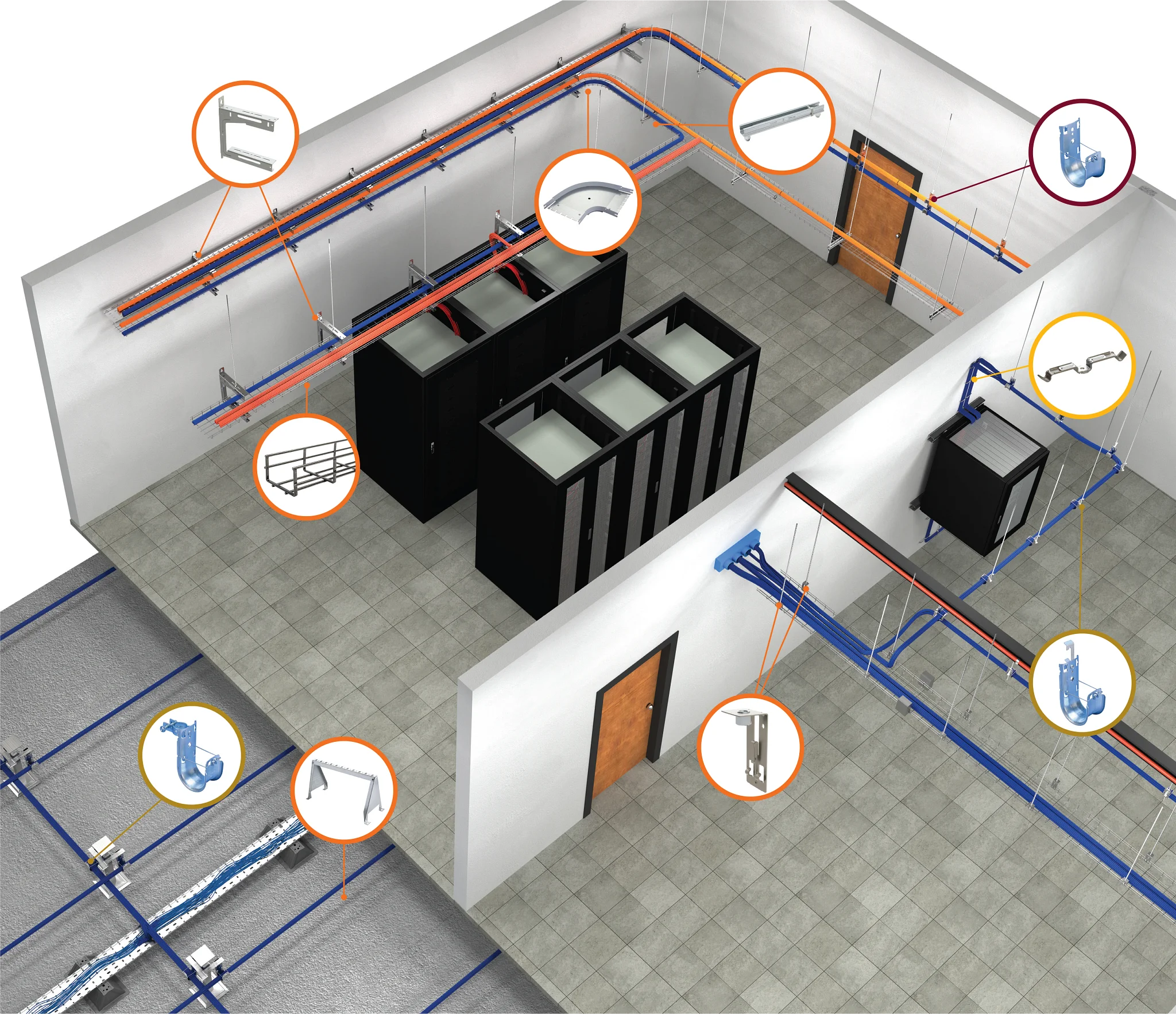 Caddy Data Networking Graphic