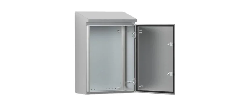 Single Door With Integrated Rain Hood Enclosure