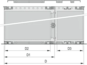 EuropacPRO 19" Subrack Kit for Backplane diagram