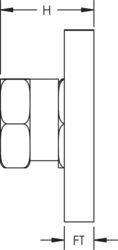 SNSW Flanged Nut