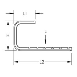 PEMSA Wire Basket Tray C Bracket