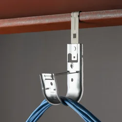 Improved nVent CADDY Cat HP J-Hook with C Purlin Clip