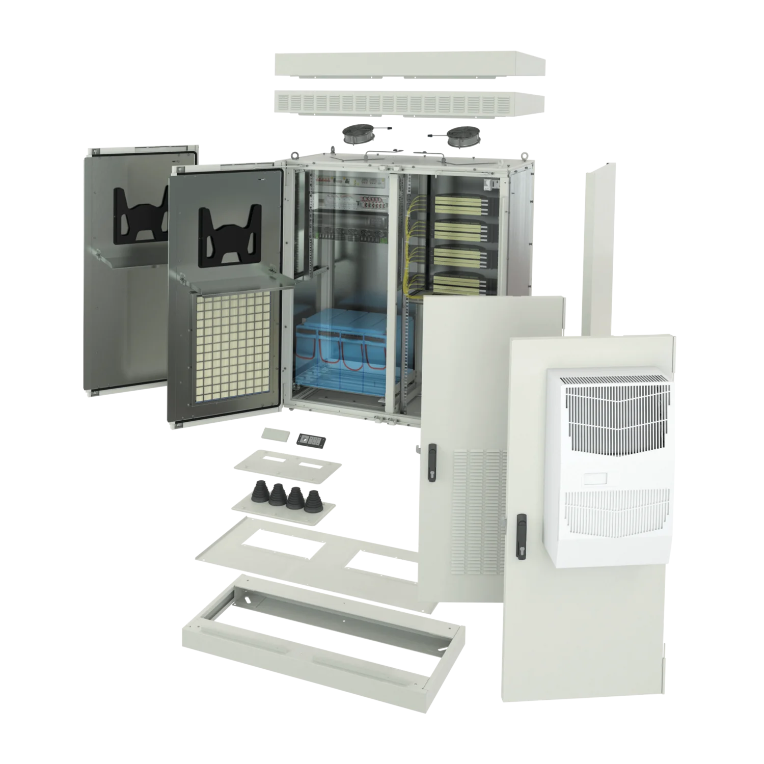Outdoor Modular VENT Cabinet With Single Door